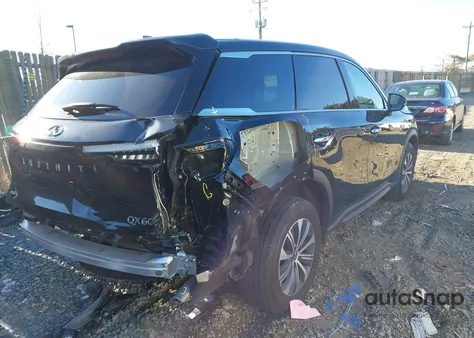 2024 Infiniti Qx60 Pure Awd z USA, uszkodzony, nr VIN 5N1DL1ES3RC357169